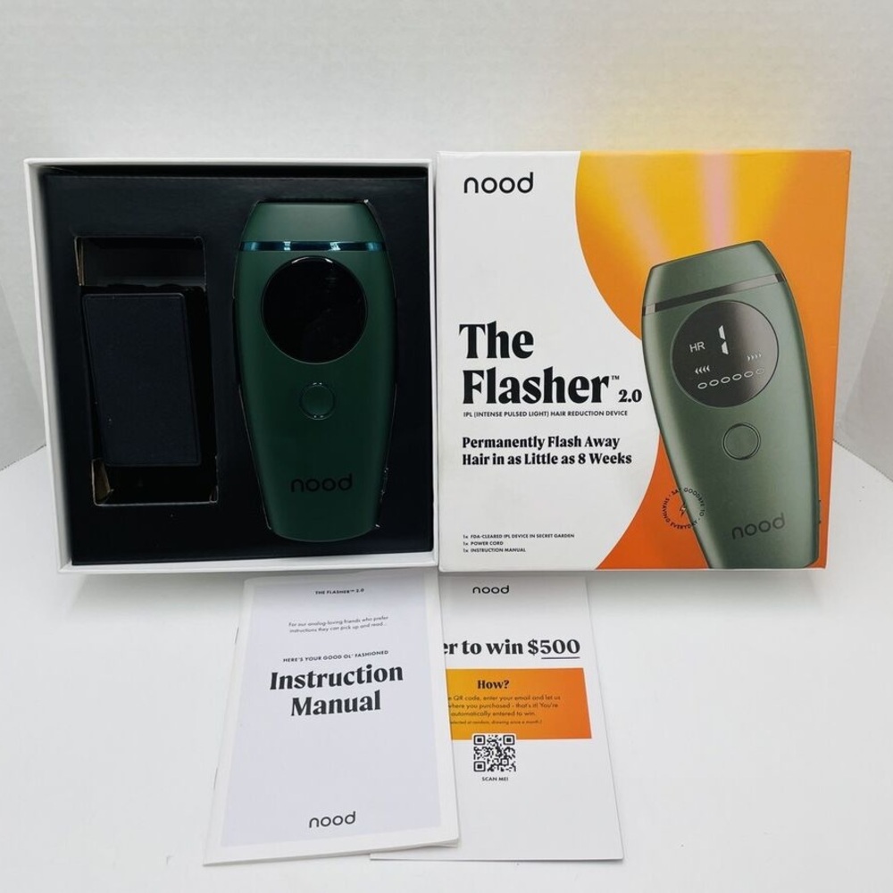 nood- the flasher 2.0 - handheld IPL device for LONG LASTING HAIR REMOVAL